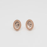 [ 925 Sterling silver ] Embossed Rose Silver Earring