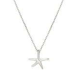 [ 925 Sterling silver ] Starfish Pendant Silver Necklace