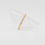 [ 925 Sterling silver ] Twist Silver Ring-Gold