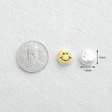 PD.1267 // Acrylic Pearl Smile Pendant, 2 Pc [3-697-02]