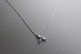 [ 925 Sterling silver ] Four Petal Silver Necklace