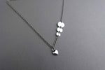 [ 925 Sterling silver ] Round Pendant Silver Necklace