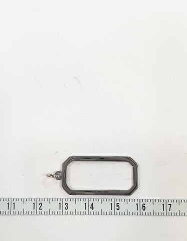 SG.151 // Surgical Steel Octagon Frame, 2 Pc