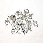 SG.546 // Surgical Steel Dolphin pendant [Siver], 1 pc