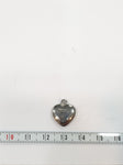 SG.154 // Surgical Steel Big Chubby Heart Pendant, 2 Pc