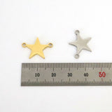 SG.547 // Surgical Steel Star Pendant [Siver, Gold, Rose Gold], 1 pc