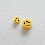 PD.2068 // Small Yellow Smile Pendant, 2 Pc [5-4065-01]