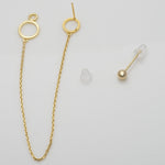 [ 925 Sterling silver ] Unbalance Chain Silver Earring