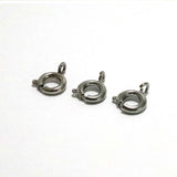 SG.592 // Surgical Steel 6mm round opening ring [Silver], 2 pc