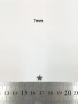 SG.068 // Surgical Steel Pass Through Star Pendant , 2 Pc
