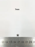 SG.068 // Surgical Steel Pass Through Star Pendant , 2 Pc