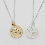 [ 925 Sterling silver ] zodiac Sign Pendant Silver Necklace