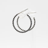 [ 925 Sterling silver ] Antique Two-Line Twist Silver Earring