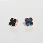 [ 925 Sterling silver ] Black Clover Silver Earring