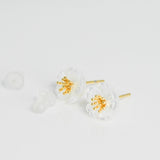 [ 925 Sterling silver ] Shell Flower Silver Earring