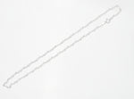 [ 925 Sterling silver ] Heart Pretzel Chain Silver Necklace