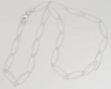 [ 925 Sterling silver ] Cutting Fish Chain Silver Necklace