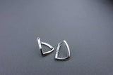 [ 925 Sterling silver ] Square Ring Silver Earring