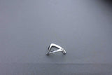 [ 925 Sterling silver ] Square Ring Silver Earring