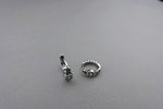 [ 925 Sterling silver ] Smile Point Chain Silver Earring