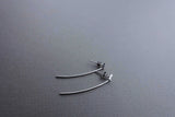 [ 925 Sterling silver ] Long Stik Silver Earring