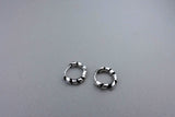 [ 925 Sterling silver ] Twist Ring Silver Earring