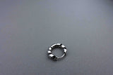 [ 925 Sterling silver ] Twist Ring Silver Earring