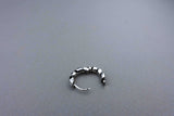 [ 925 Sterling silver ] Twist Ring Silver Earring