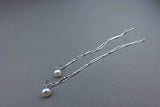 [ 925 Sterling silver ] Pearl Point Silver Earring