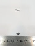 SG.068 // Surgical Steel Pass Through Star Pendant , 2 Pc