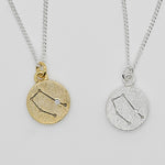 [ 925 Sterling silver ] zodiac Sign Pendant Silver Necklace