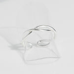 [ 925 Sterling silver ] Soft Twist Open Silver Ring