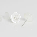 [ 925 Sterling silver ] Shell Flower Silver Earring