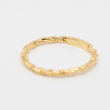 [ 925 Sterling silver ] Twist Silver Ring-Gold