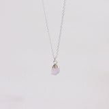 [ 925 Sterling silver ] Amethys Natural Stone Rough Jewel Necklace