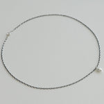 [ 925 Sterling silver ] Heart Rollotaph Jewel Necklace