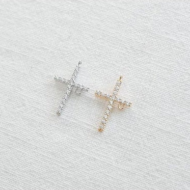 PD.1278 //  Cubic Cross Pendant, 1 pc / 5-2204-02