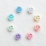 PD.1275 //  Acrylic Flower Smile Pass-type Pendant, 2 Pc / 5-4091-00