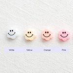 PD.1275 //  Acrylic Flower Smile Pass-type Pendant, 2 Pc / 5-4091-00