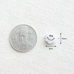 PD.1275 //  Acrylic Flower Smile Pass-type Pendant, 2 Pc / 5-4091-00