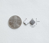 SG.169 // Surgical Steel Epoxy Crova Pendant , 1 Pc [5-6506-07]