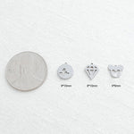 SG.466 // Surgical Steel Mini Pendant , 2pc / 5-6572-02