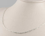 [ 925 Sterling silver ] Small Long Chain Silver Necklace