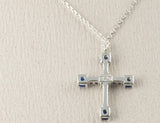 [ 925 Sterling silver ] Cross Pendant Silver Necklace