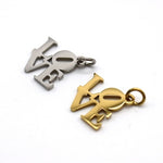 SG.503 // Surgical Steel LOVE Pendant, 1 pc