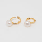 [ 925 Sterling silver ] Fresh Water Mini Pearl One Touch Silver Earring