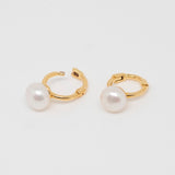 [ 925 Sterling silver ] Fresh Water Mini Pearl One Touch Silver Earring