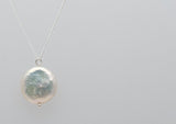 [ 925 Sterling silver ] Baroque Pearl Pendant Silver Necklace