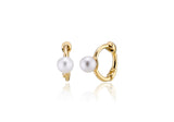 [ 925 Sterling silver ] Mini Pearl One-Touch Earring