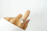 [ 925 Sterling silver ] Smile Open Free Silver Ring